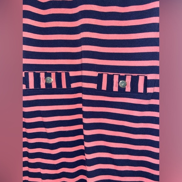 Talbots Women’s Petite Small Striped Dress - Picture 2 of 5